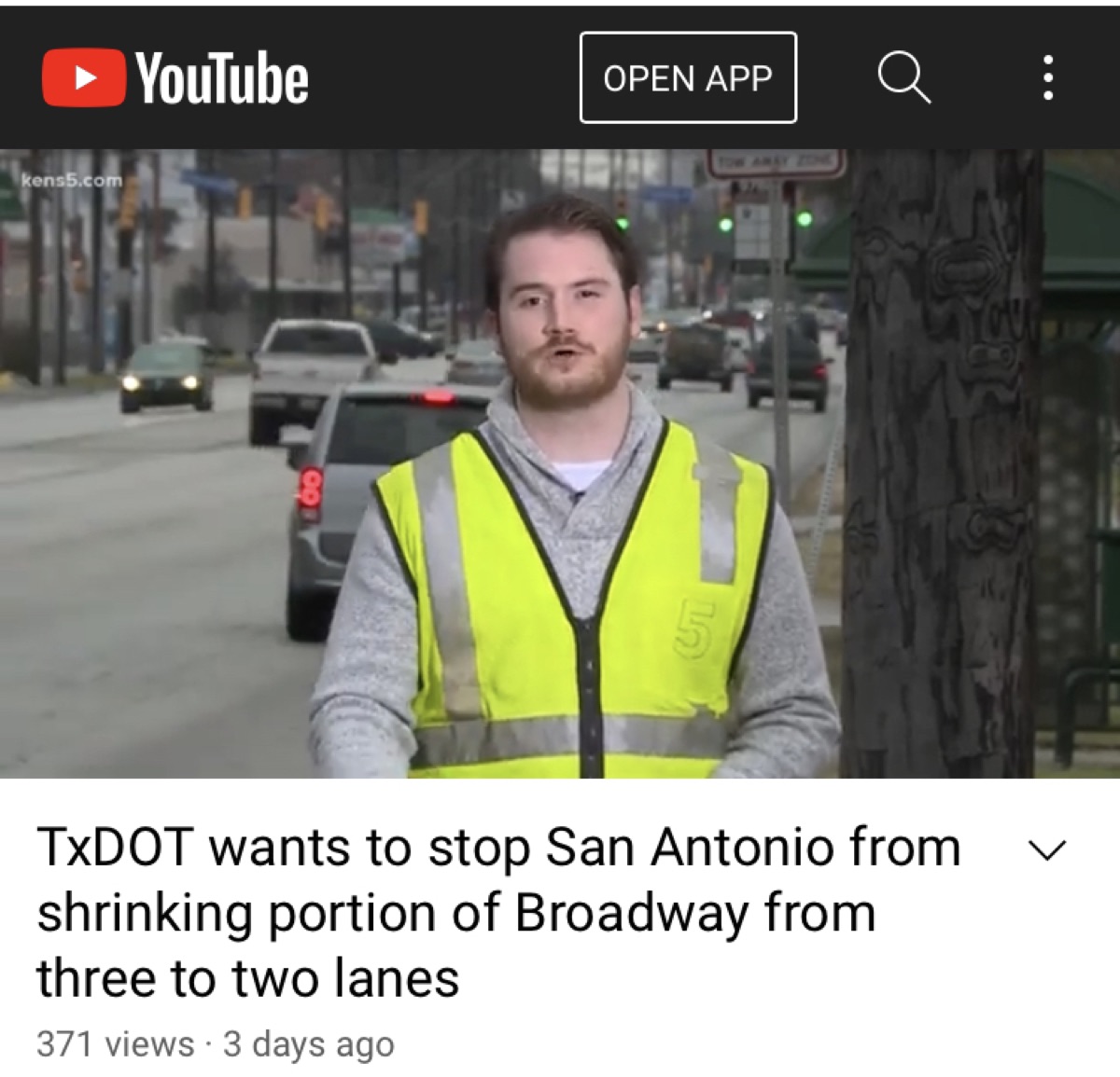 TxDOT wants to stop San Antonio from shrinking portion of Broadway from three to two lanes (video)